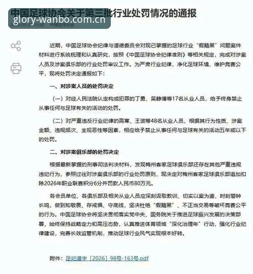 3大新闻看点解析：足协第三批禁足名单的5个关键细节与专业观赛平台体验
